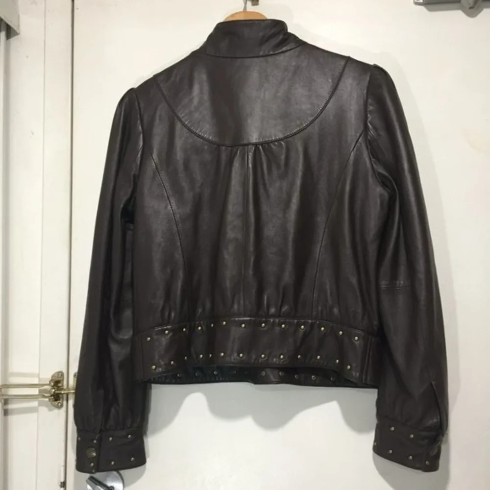 MARK SPENCER LIMTED COLLECTION LEATHER JACKETS SIZE 14 - Picture 5 of 7